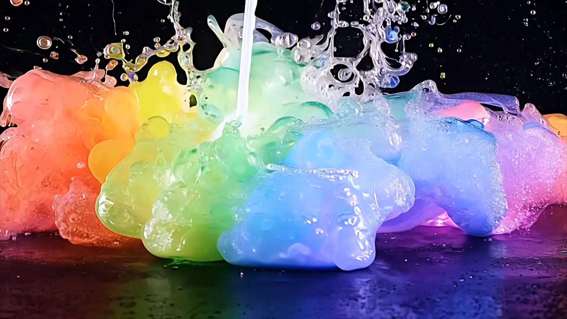 Colorful Liquid Explosion Energetic Background for Motion Graphic